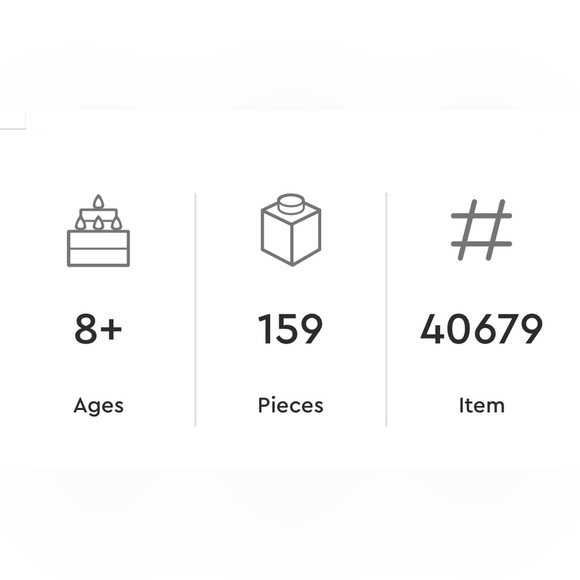 LEGO Limited Edition Love Heart Chocolate Gift Box-Shiba Inu #40679, 158 Pcs,NIB - Picture 14 of 16